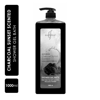 European Formula Moisturising Charcoal Sunset Scented Shower Gel Bath 1000 ml European Formula