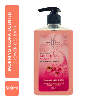 European Formula Moisturising Morning Flora Scented Shower Gel Bath 500 ml European Formula