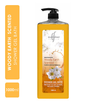 European Formula Moisturising Woody Earth Scented Shower Gel Bath 1000 ml European Formula