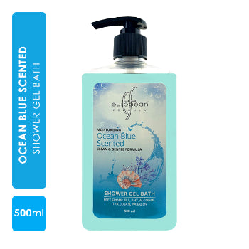 European Formula Moisturising Ocean Blue Scented Shower Gel Bath 500 ml European Formula