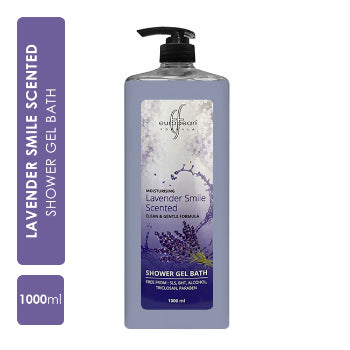 European Formula Moisturising Lavender Smile Scented Shower Gel Bath 1000 ml European Formula