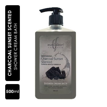 European Formula Moisturising Charcoal Sunset Scented Shower Gel Bath 500 ml European Formula