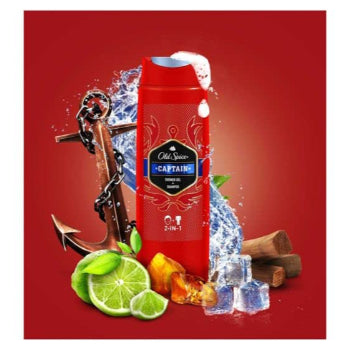 Old Spice Captain Shower Gel & Shampoo 400ml OLD SPICE