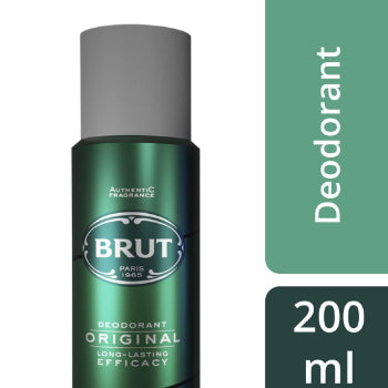 Brut Original Deodorant For Men, 200 ml BRUT