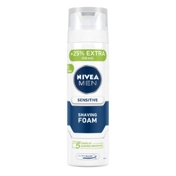 NIVEA MEN Shaving, Sensitive Shaving Foam, 250 ml NIVEA