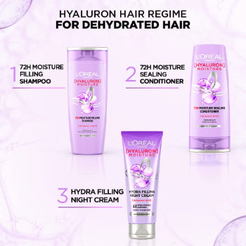 L'Oreal Paris Hyaluron Moisture 72H Moisture Sealing Conditioner | With Hyaluronic Acid | For Dry & Dehydrated Hair | Adds Shine & Bounce 180 ml L'Oreal