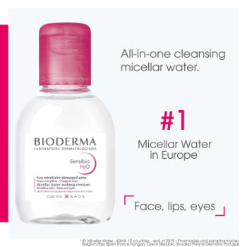 Bioderma Sensibio Make up Pollution & Impurities Remover Face Eyes Sensitive skin, 100ml Bioderma