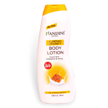 NANDINI Herbal Almond & Honey Enrich with Almond Oil & Honey Body Lotion 500ML Nandini