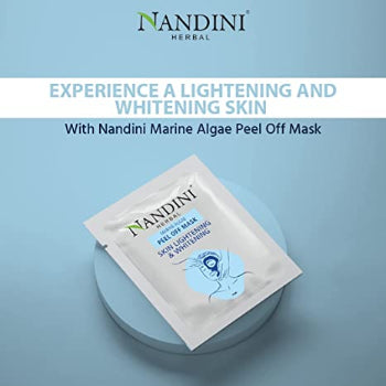 NANDINI Herbal Marine Algae Skin Lightening & Whitening Peel of mask 30GM Nandini