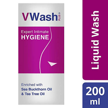 V Wash Expert Intimate HYGIENE ph3.5 Enriched with Oil Sea Buckthorn Oil & Tea Tree Oil Liquid Wash 200ml V Wash