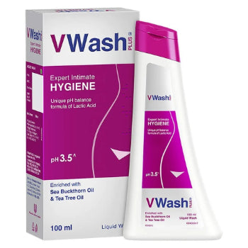 V Wash Expert Intimate HYGIENE ph3.5 Enriched with Oil Sea Buckthorn Oil & Tea Tree Oil Liquid Wash 100ml V Wash