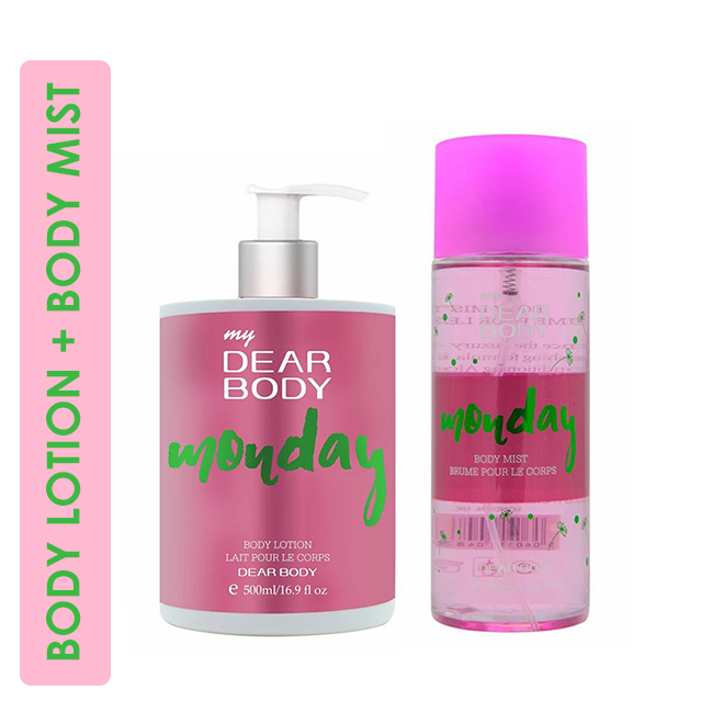 DEAR BODY Monday Body Lotion & Mist Combo Pack Dear Body