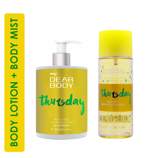 Dear Body Thursday Body Lotion & Mist Combo Pack Dear Body