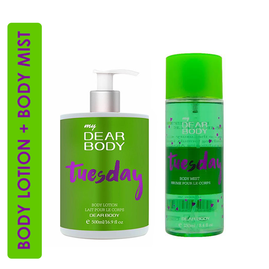 Dear Body Tuesday Body Lotion & Mist Combo Pack Dear Body