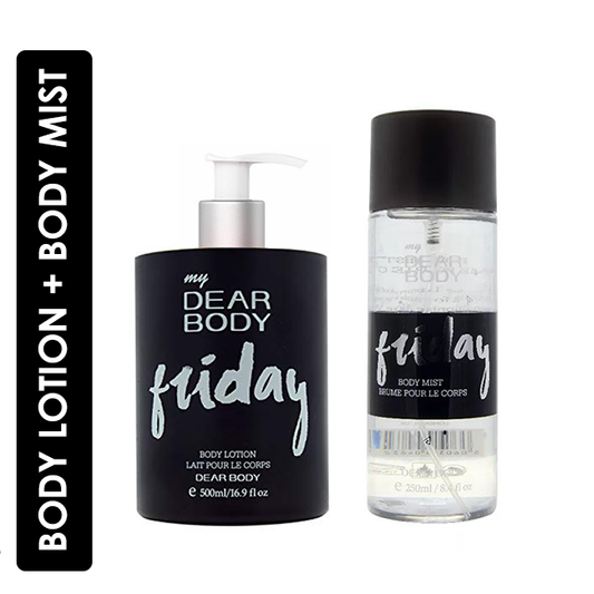 Dear Body Friday Body Lotion & Mist Combo Pack Dear Body