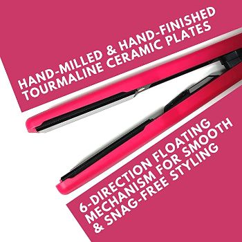 ALAN TRUMAN Hot Pink Styler Hair Straightener ALAN TRUMAN