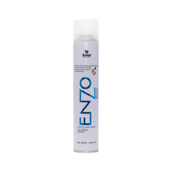 Bronson Enzo White Hair Styling Hold Hair Spray, 420 ml Bronson