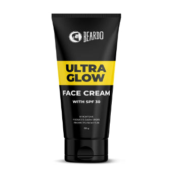 Beardo Ultraglow All in One Face Cream For Men with SPF 30 | Skin Brightening Face Cream | Dark Spot Reduction | Sun Protection | 60 g Beardo