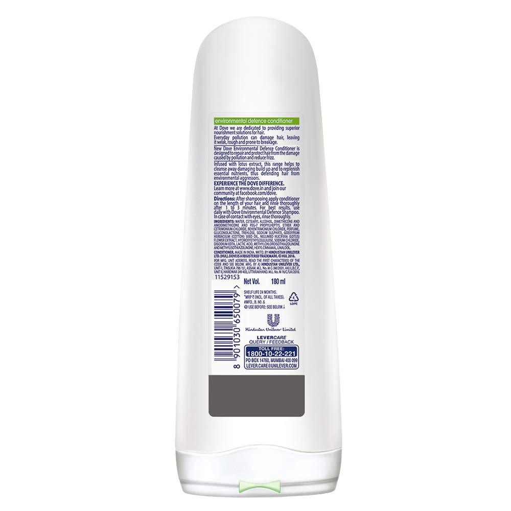 Dove Environmental Defence Conditioner 180ml Dove