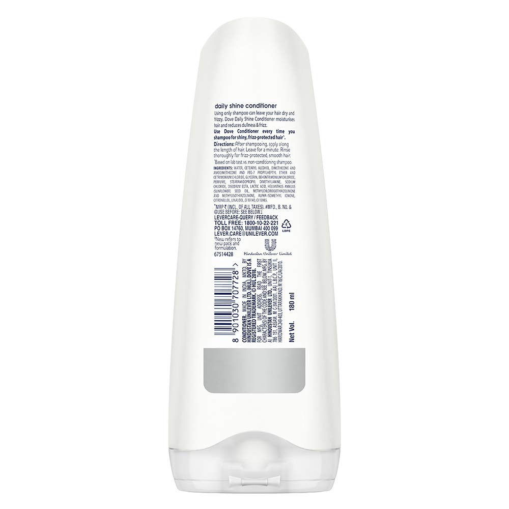 Dove Daily Shine Conditioner 180ml Dove