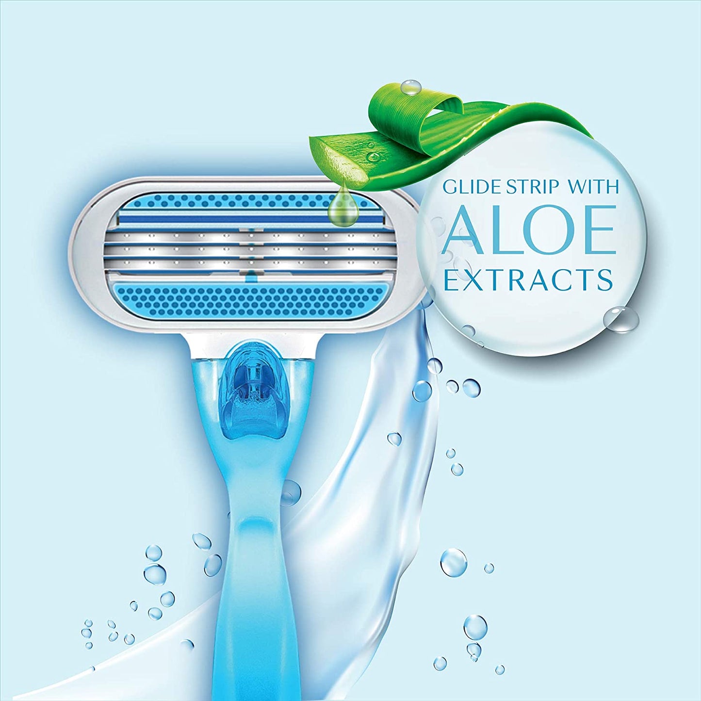 Gillette Venus Hair Removal Razor for Women with Aloe Vera Gillette