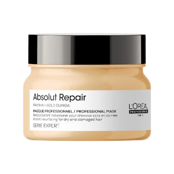 L'Oreal Professionnel Absolut Repair Hair Mask with Protein and Gold Quinoa, Serie Expert(250gm) L'OREAL PROFESSIONNEL