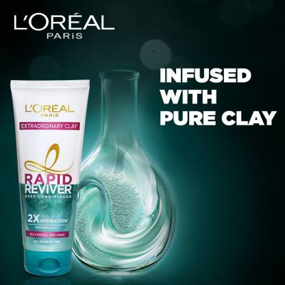 L'Oreal Paris Rapid Reviver Extraordinary Clay Deep Conditioner  180 ml L'Oreal