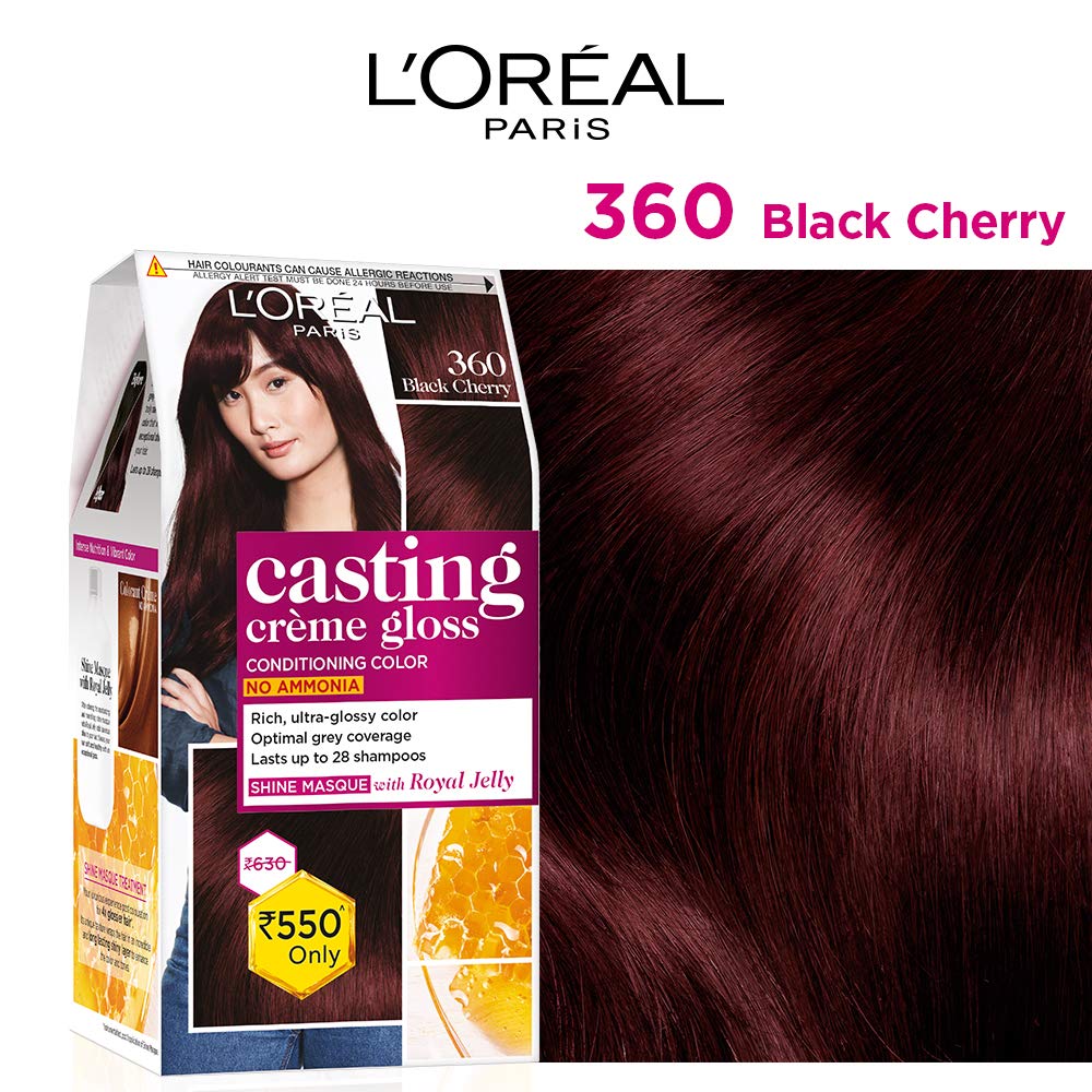 L'Oreal Paris Casting Creme Gloss Hair Color - 360 Black Cherry L'Oreal