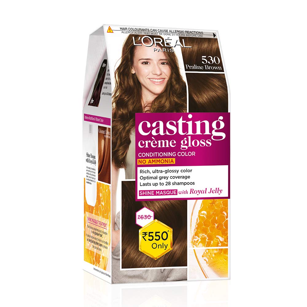 L'Oreal Paris Casting Creme Gloss Hair Color - 530 Praline Brown L'Oreal