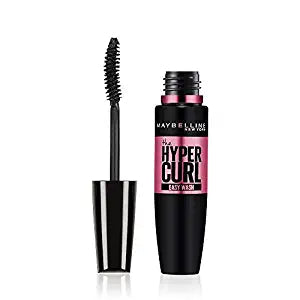 Maybelline New York Hypercurl Mascara Washable, Black