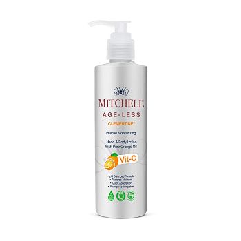 MITCHELL Age Less Clementine Hand&Body Lotion With Pure Orange Oil Vit C 200-ML MITCHELL