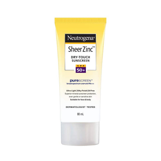 Neutrogena Sheer Zinc Dry Touch Sunscreen Spf50+ 80 ml Neutrogena