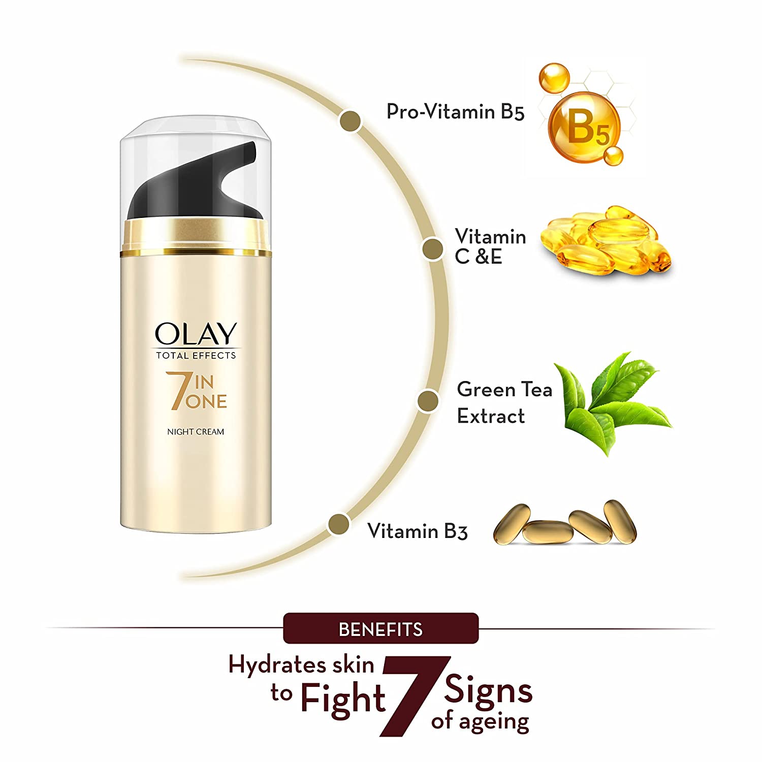 Olay Total Effects 7 in One Night Cream 20g Olay