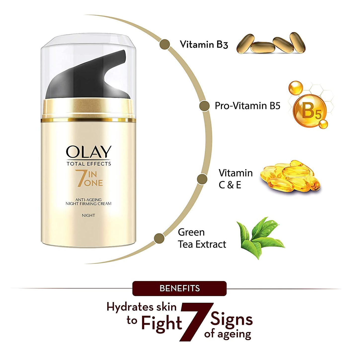 Olay Total Effects 7 in One Night Cream 50g Olay