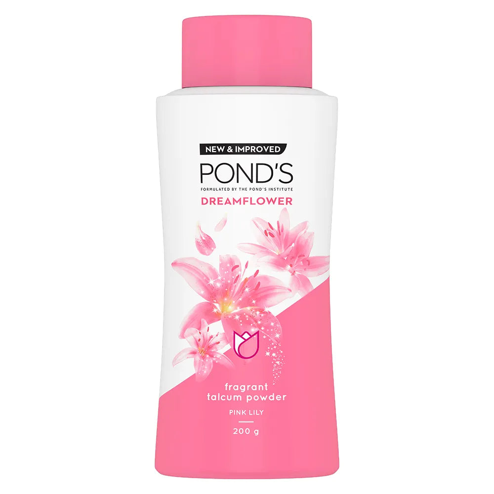 POND'S Dreamflower Fragrant Talc Powder Pink Lily 200 G Ponds