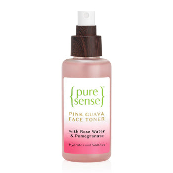 Puresense Pink Gauva Face Toner with Rose water & Pomegranate Hydrates & Soothens 100ML Puresense