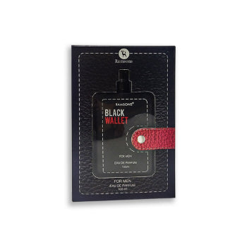 Ramsons Black Wallet For Men  EAU DE PARFUM 100ML Ramsons