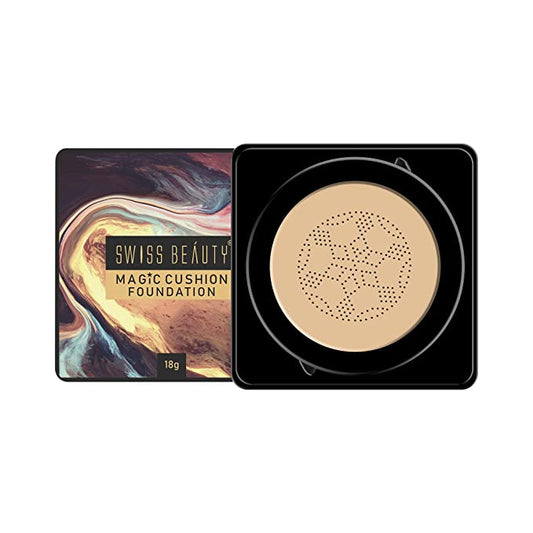 SWISS BEAUTY Magic Cushion Foundation 02 Natural 18 g SWISS BEAUTY