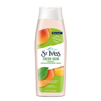  St. Ives Fresh Skin Apricot Exfoliating  Body Wash  400ml St.Ives