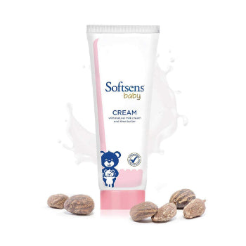 Softsens Baby Moisturizing Cream with Natural Milk Cream & Shea Butter, 100 Gm SOFTSENS