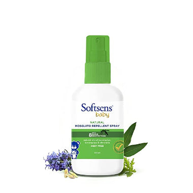 Softsens Baby Natural Mosquito Repellent Spray 100 ML Softsens Baby