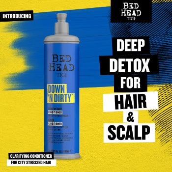 TIGI Bed Head Down N Dirty lightweight For City Stressed Hair Conditioner 600ML TIGI