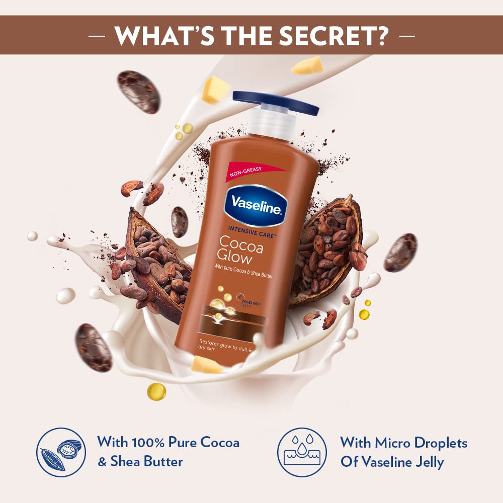 Vaseline Intensive Care Cocoa Glow Body Lotion  - 400 ml VASELINE