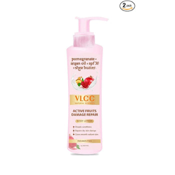 VLCC Active Fruits Damage Repair Body Lotion SPF 30 | PA+++, 400 ml VLCC