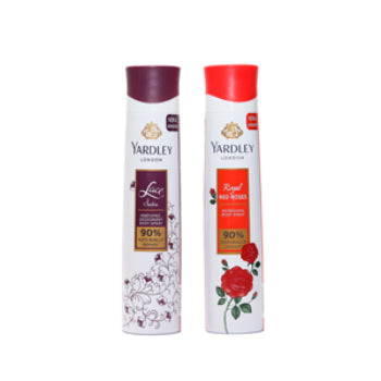 Yardley London Deo Combo - Lace Satin & Royal Red Rose Yardley London