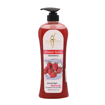 European Formula Strawberry Shower Scrub 1000 Ml European Formula