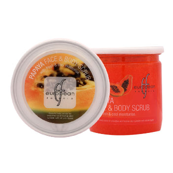 European Formula Papaya Face & Body Scrub 500 Ml European Formula