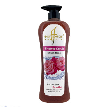 European Formula British Rose Shower Scrub 1000 Ml European Formula