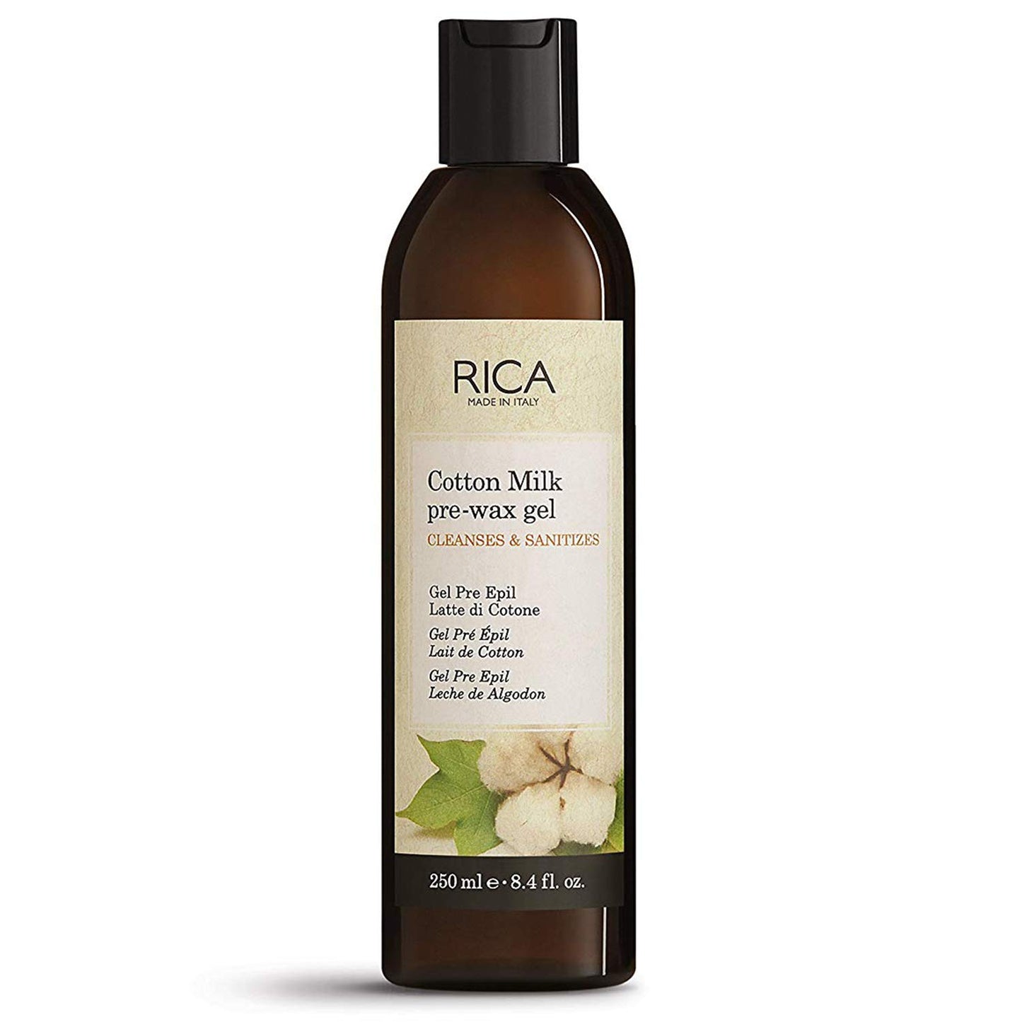 Rica Cotton Milk Pre-Waxing Gel 250ml Rica