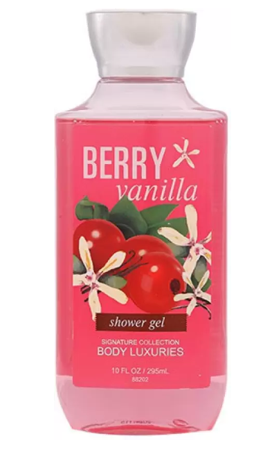 Body Luxuries BERRY vanilla Shower Gel 295ml BODY LUXURIES